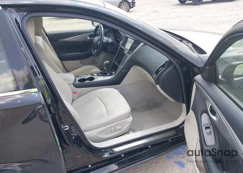 2015 Infiniti Q50 Premium from USA, damaged, VIN JN1BV7AR0FM403450